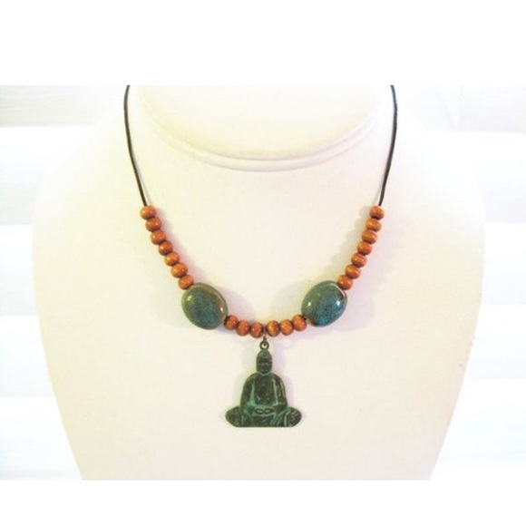 Meditating Buddha Necklace - Picture 3 of 5